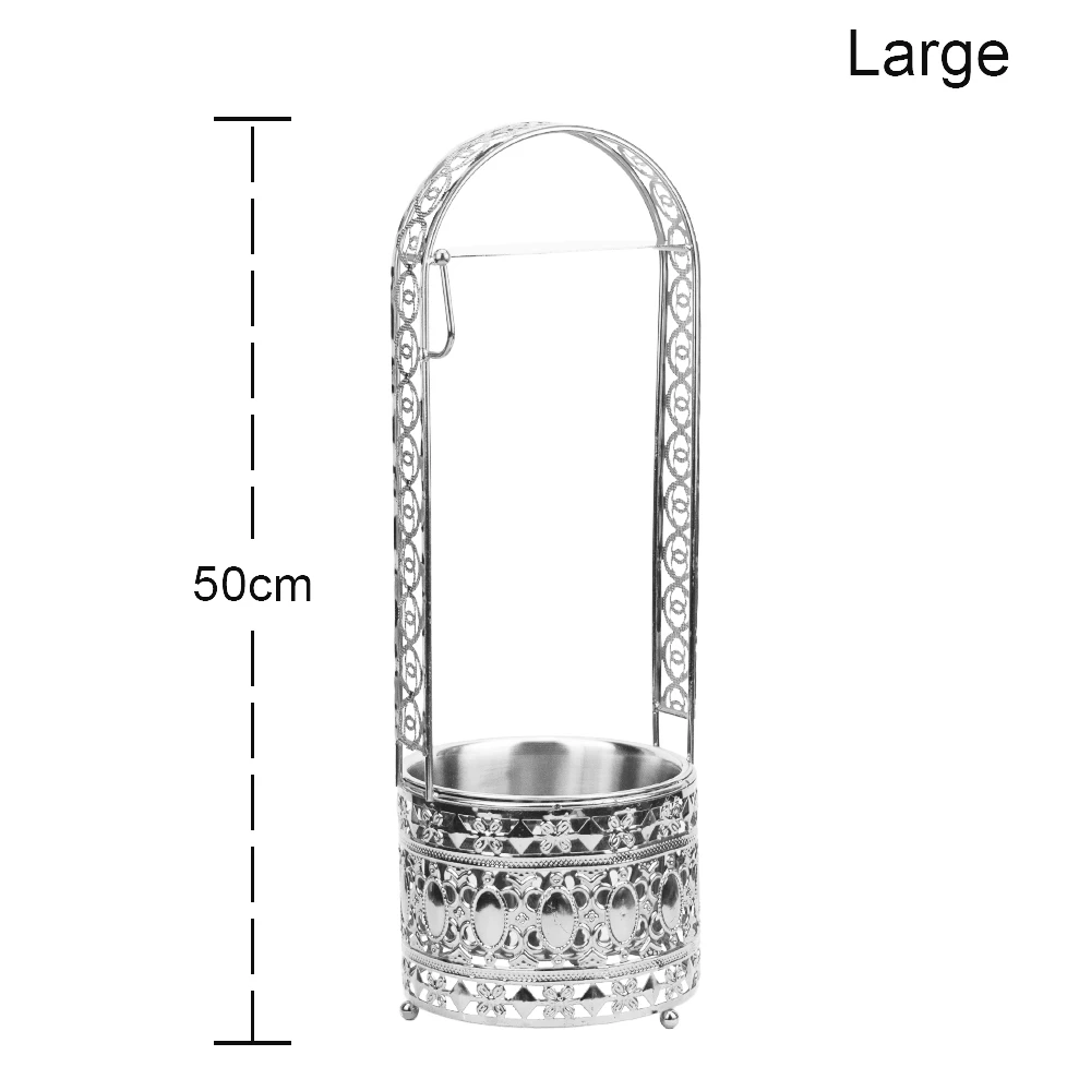 Hookah Basket for Coals Nargile Sheesha Chicha Cachimbas Narguile Stainless Steel Metal Charcoal Holder Set Coco Decorate