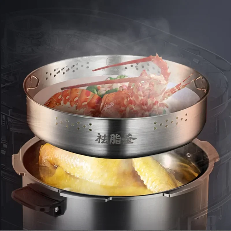 Midea Pressure Cooker Low-fat Series Rice Cooker Electric Pressure 5 Liter Dual Steel Inner Pot IH Heating Multicooker