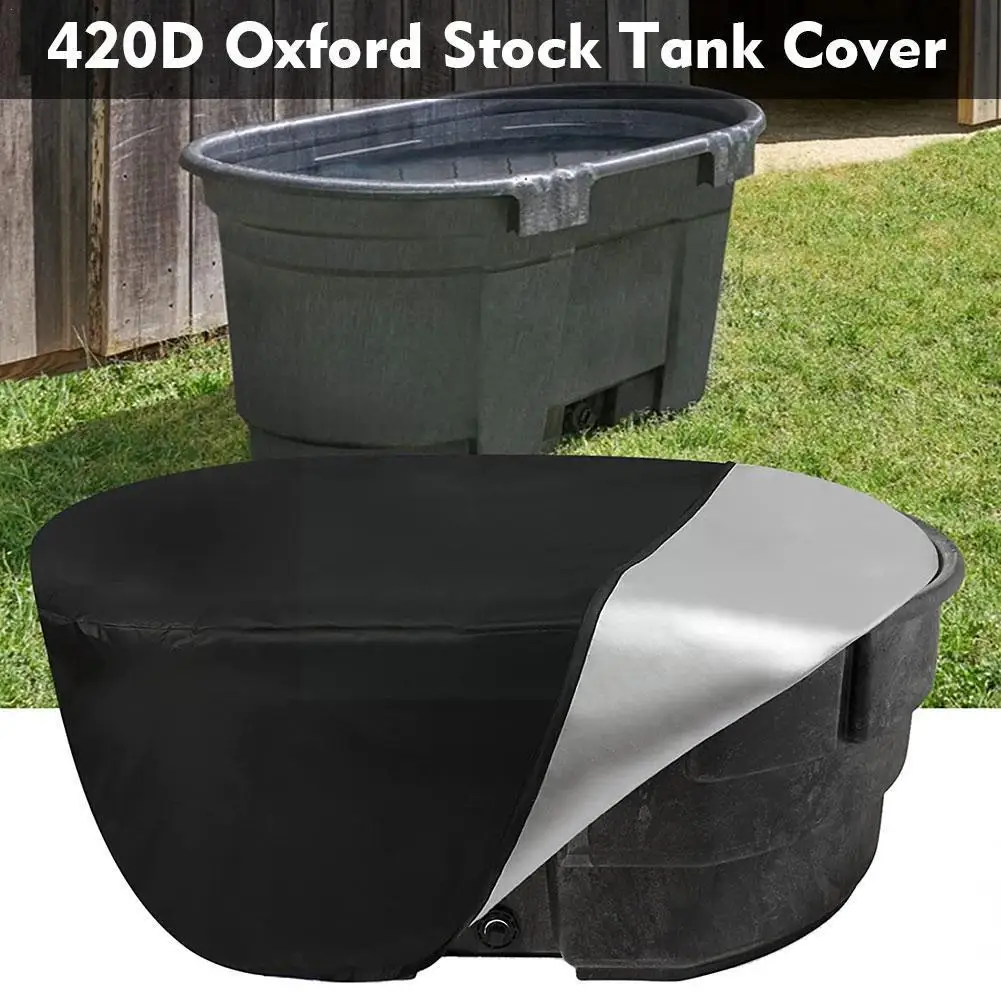 OvalStockTankCoverWaterproofStockTankCover420DOxfordStock