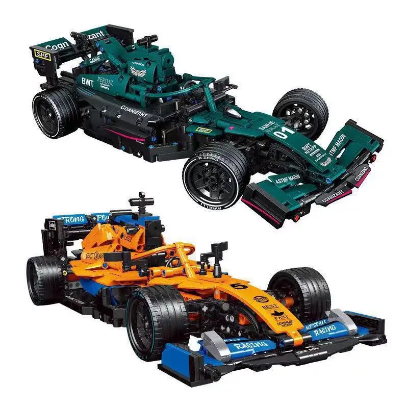 High-tech Building Blocks F1 Formula 1 Remote Control Super Speed Racing Cars Moc Bricks RC Technical Model Toys Creative Expert 3