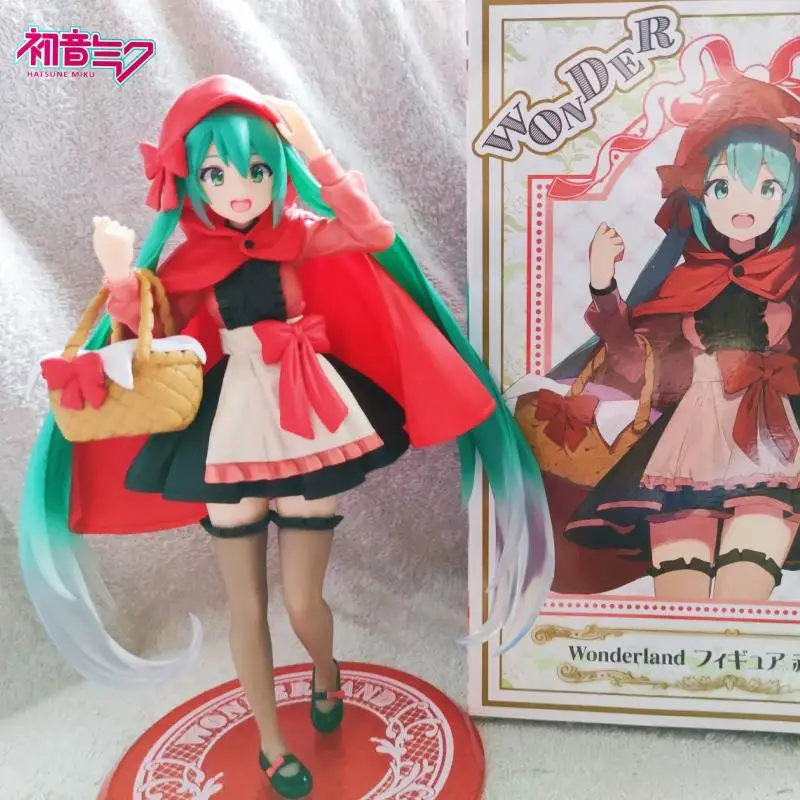 original-hatsune-miku-19cm-little-red-riding-hood-basket-standing-beautiful-girl-anime-figures-model-ornaments-collectible-toys