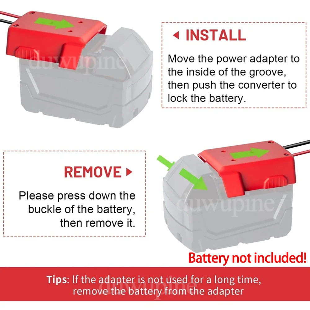Portable Car Emergency Power Adapter with 30A Fuse and Igniter
