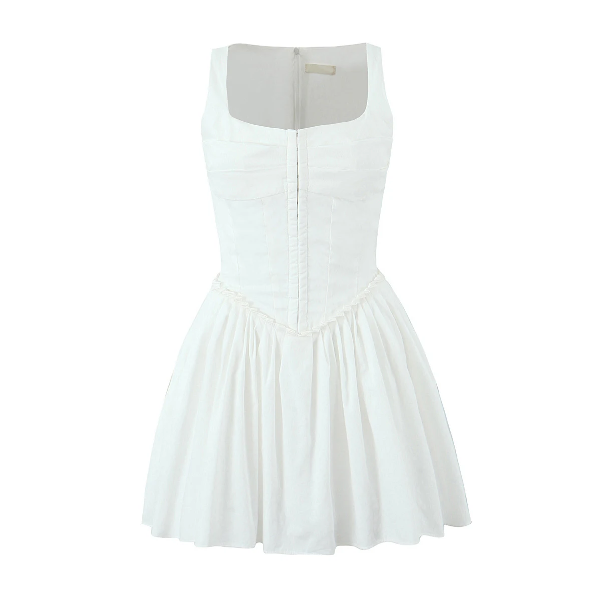 パーティードレス Rhye Pleated Mini Dress YENKYE New Women Red Hem Pleated Mini Dress Sexy Sleeveless