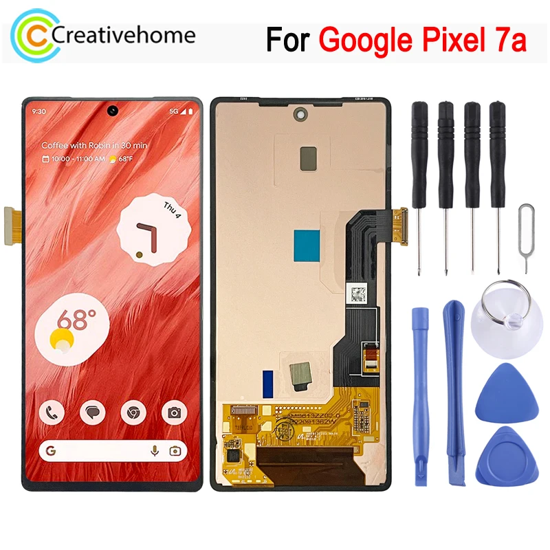 

6.1 Inch OLED LCD Screen For Google Pixel 7a Phone LCD Dispaly with Digitizer Full Assembly Replacement GWKK3 GHL1X G0DZQ G82U8
