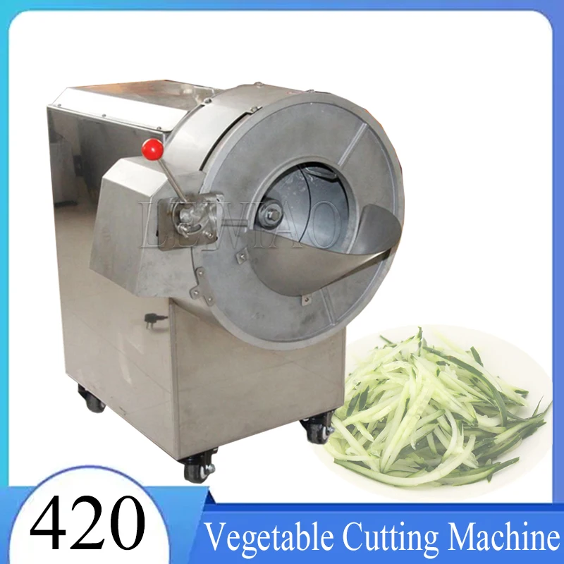 

220V Commercial Multi-function Automatic Cutting Machine Electric Potato Radish Cucumber Slicer Shred Vegetable Cutter