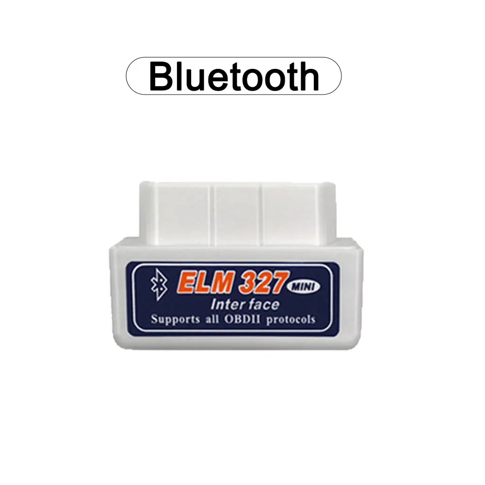 Mini OBD2 Car Scanner ELM 327 Tester Wireless WIFI Bluetooth Car Interface Scanner Tool for Android IOS car battery charger price Code Readers & Scanning Tools