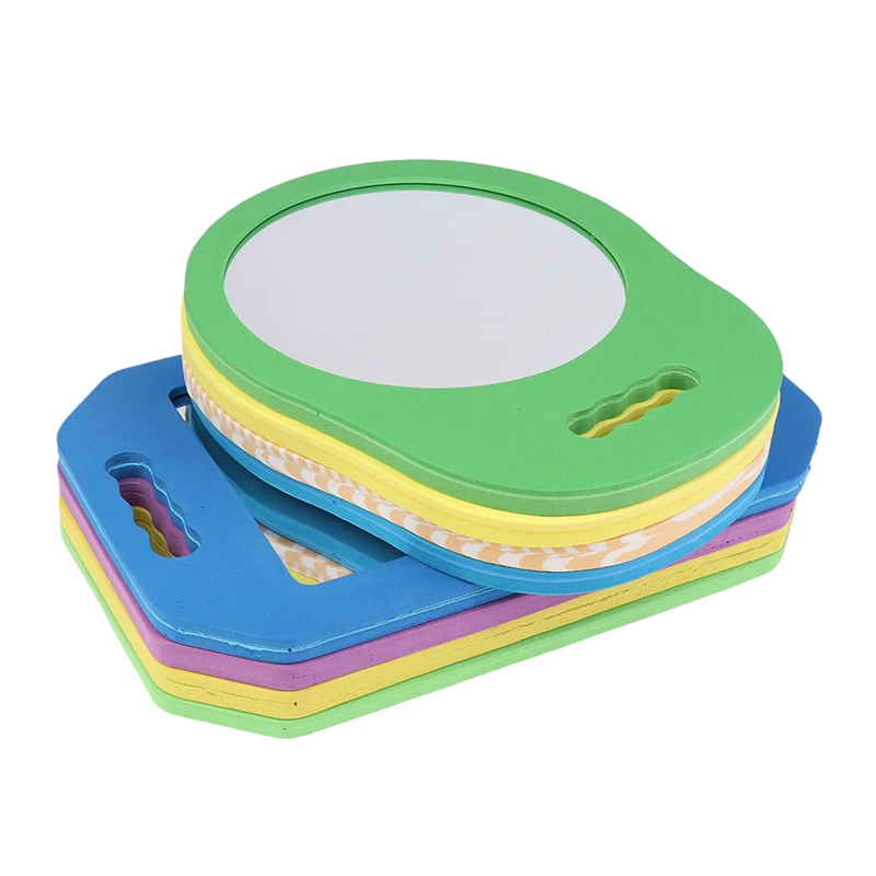 고화질 거울 손잡이 메이크업 거울 거품 프레임은 가정용 헤어 살롱 거울 미용 용품을 깨기 쉽지 않습니다