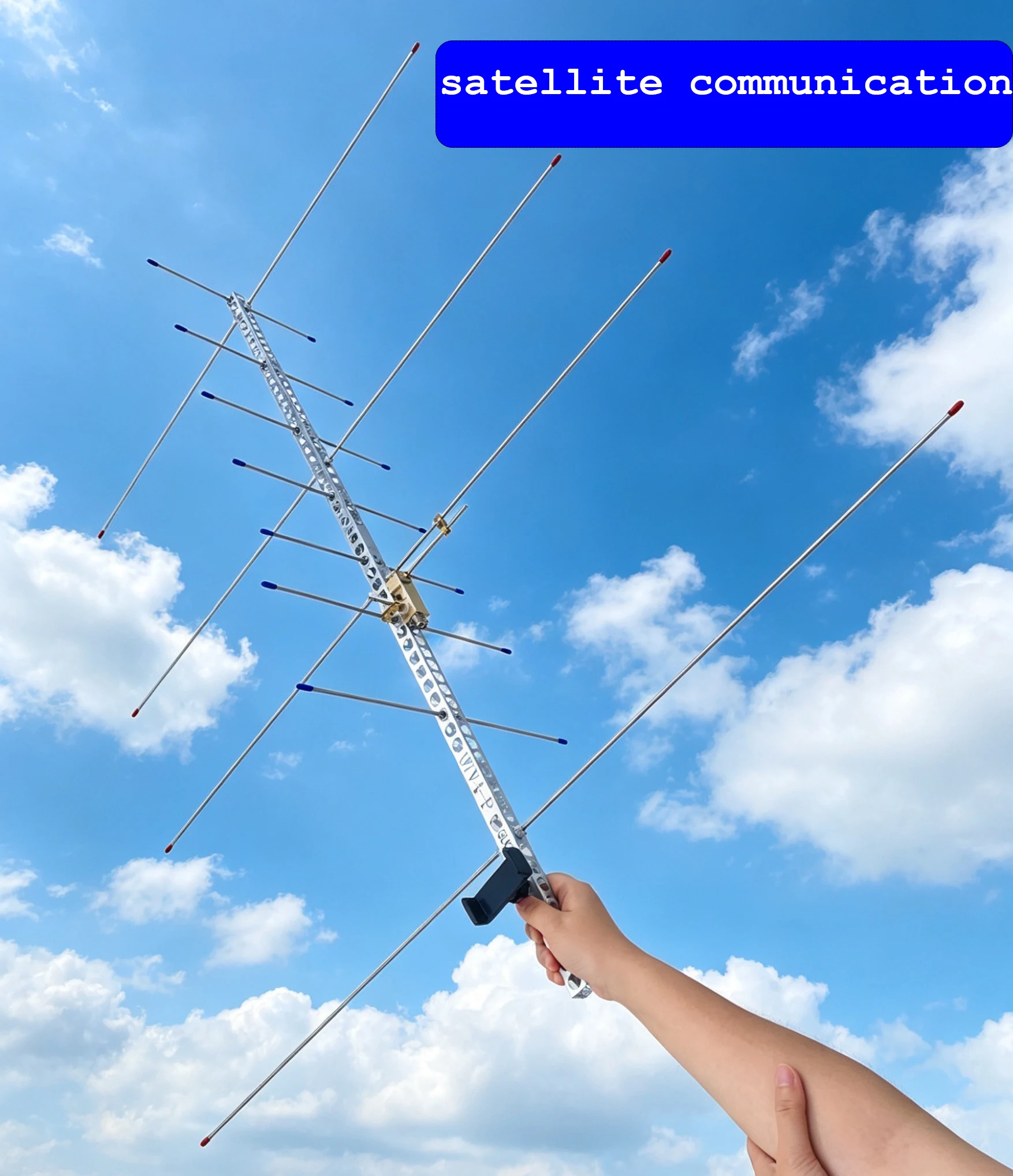 5성급 듀얼 밴드 UV 위성 통신 야기 안테나 | 145MHz 및 435MHz (아마추어 무선용) | 7dBi VHF 및 11dBi UHF 고이득 | 휴대용 간편 조립 설계 | 위성, 아마추어 무선 및 비상