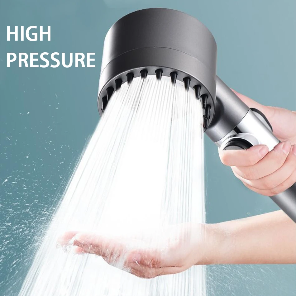 2023GreyShowerHeadHighPressureFilter3ModlesAdjustmentWater