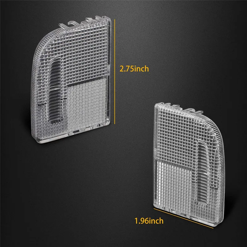2pcs Car Map Light Car Interior Roof Map Light Lens Overhead Console Ceiling Cab Lamp For Honda Accord CR-V CRV Civic Fit HR-V Odyssey Insight