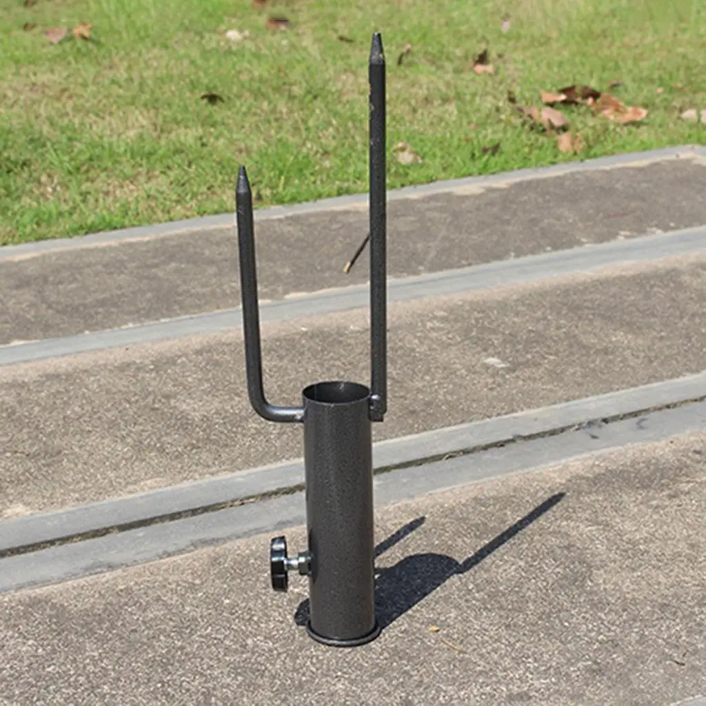 Beach Umbrella Sand Anchor Metal Steel Sand Auger Umbrella Stand Holder umbrella holder umbrella base
