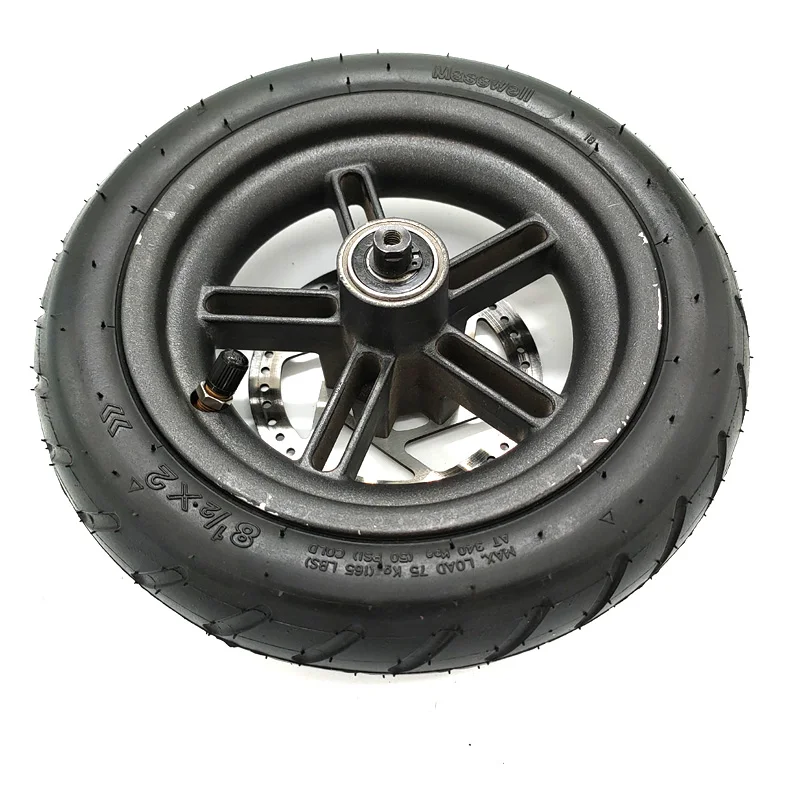 Vacuum Tire Electric Scooter Rear Tire with Wheel Hub Disc Brake Set Scooter Back Tyre Wheel For Xiaomi Mijia M365 Electric Parts