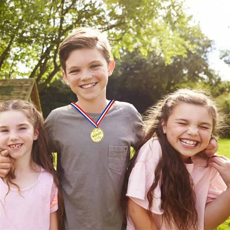 50pcs Kids Kids Prize Games Competition Medals Sports Day Medals Sports Day Games Childrens for Dance