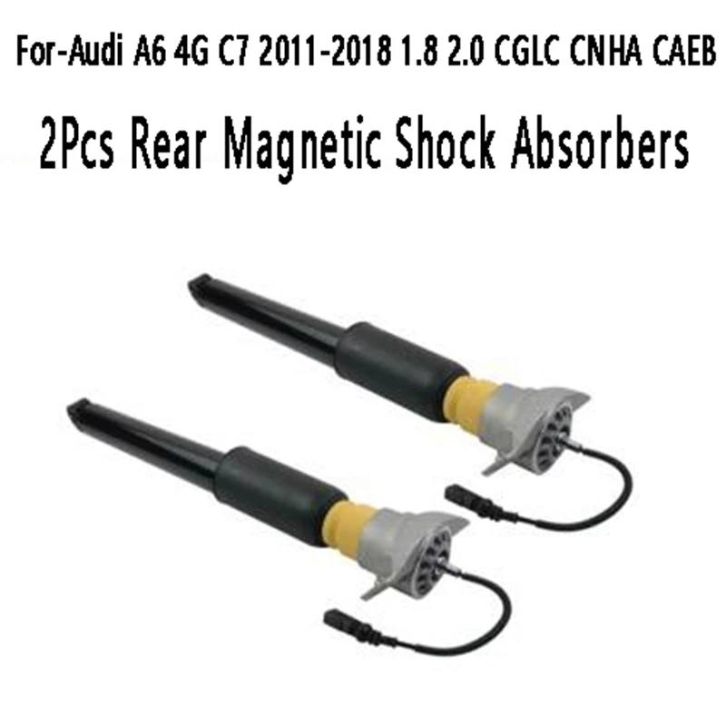 2Pcs Rear Shock Absorbers 4G0616031L 4G0616031J For A6 4G C7 2011 2018 1.8 2.0 CGLC