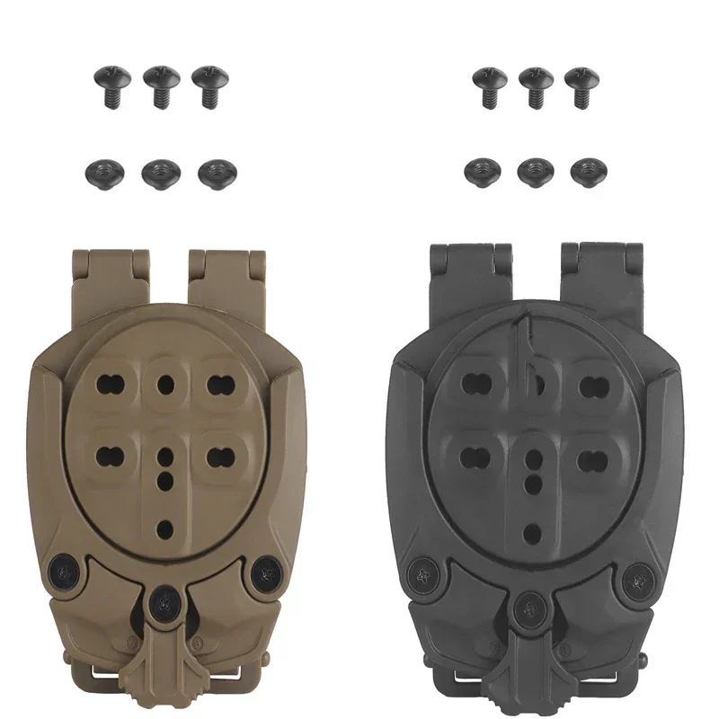 Tactical Quick Disconnect Kit 360 Degree Angle Platform with Molle Clamp Kydex Adapter Accessory Tactical Gear Adapter, tactical disconnect kit
