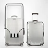 New 20-30inch Luggage Cover Transparent Protector Waterproof Thickened Suitcase Cover PVC Rolling Cover for Traveling Suitcase 2