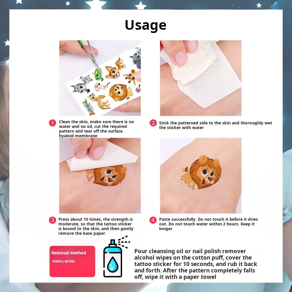 10Pcs Luminous Tattoos Christmas Tattoo Stickers Cartoon Waterproof Party Activities Festival Party Temporary Stickers