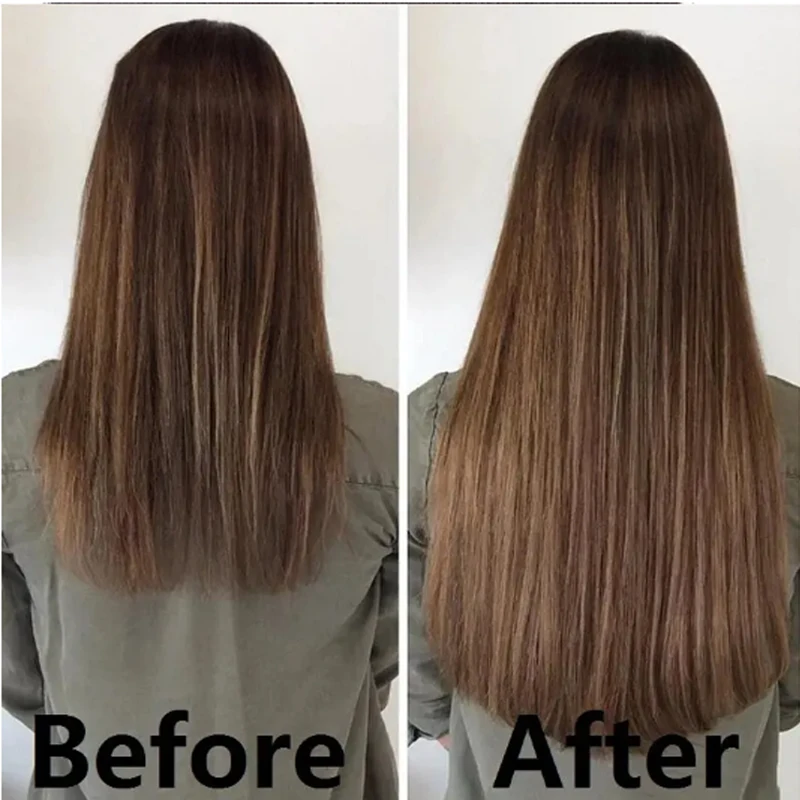 H&STRA Synthetic Wig 6Pcs 16 Clips 24 Inch Straight  Full Head Invisible Hair Extensions  For Women