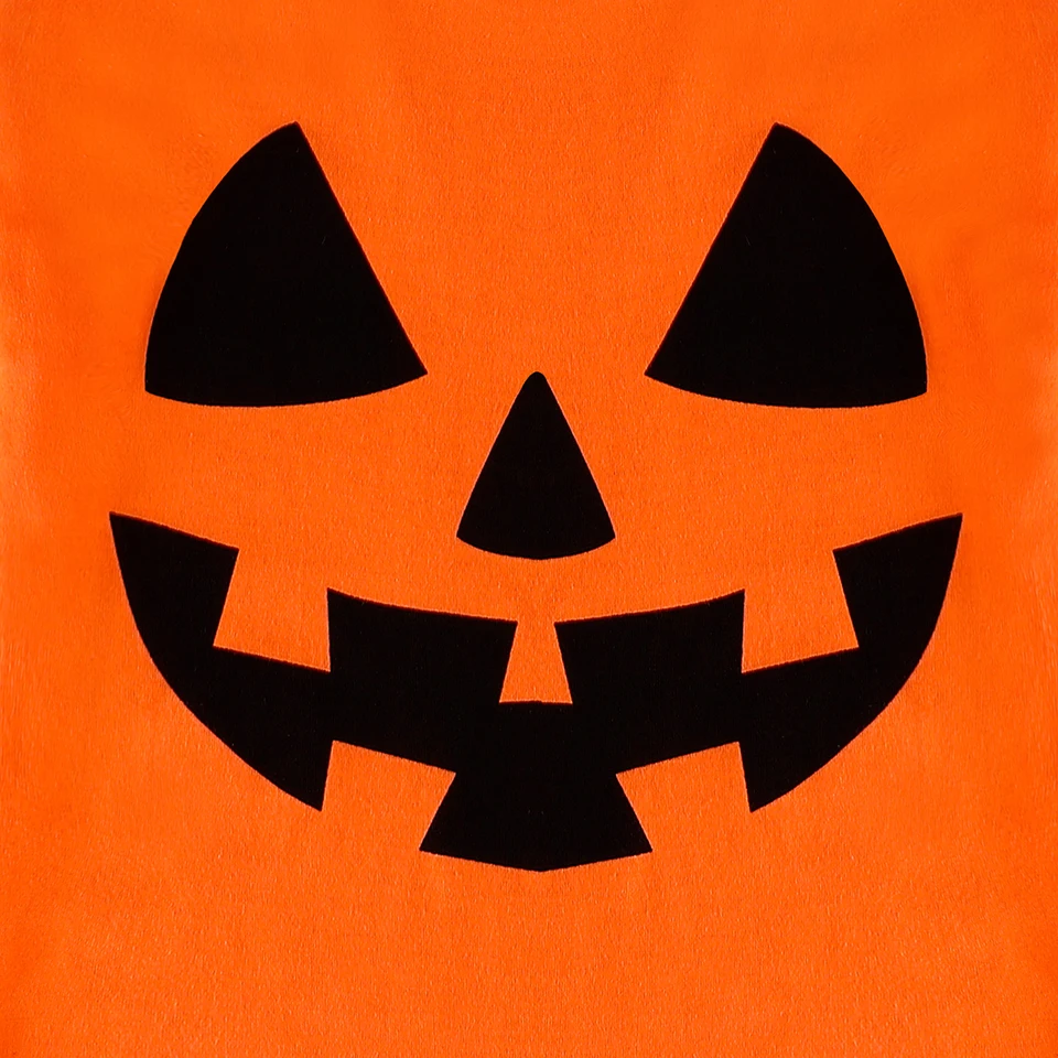 Pyjama 2 Pièces Halloween Pour Garçon - Manches Longues Motif Citrouille, Mélange Coton, Taille 98 - Pour Nuit, Fête, Déguisement