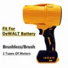 Fit For Dewalt 20V Battery Air Blower Jet Turbo Fan Portable Violent Fan High Speed Air Duster Leaf Blowing Power Tools 1