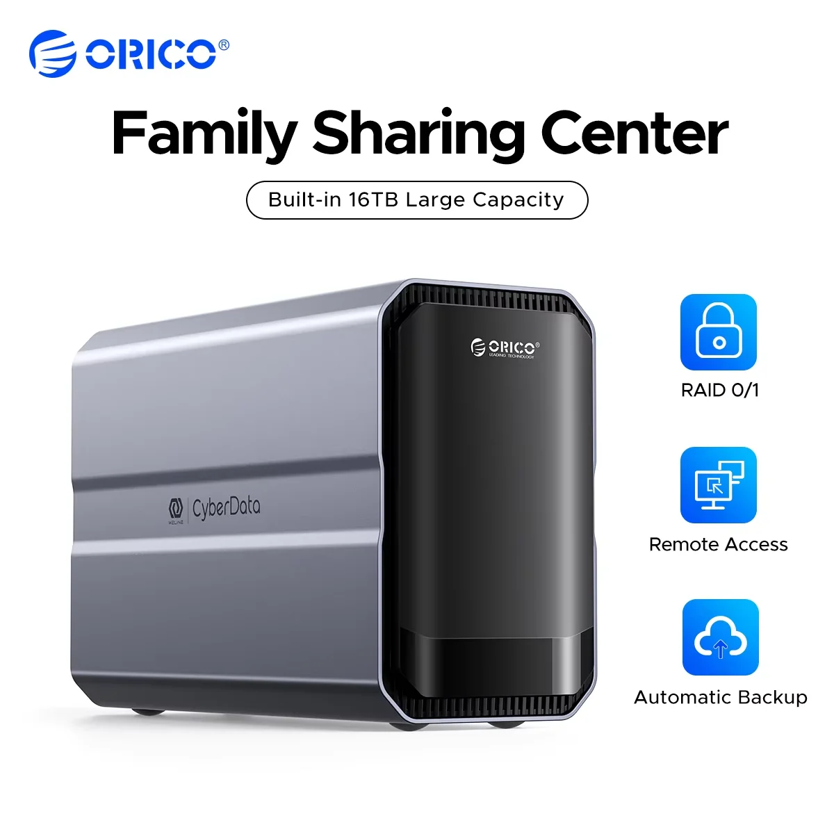 株式会社ギャザテック パーソナルクラウドストレージ ORICO CD510 超小型NAS！パーソナルクラウドストレージ「ORICO CD510