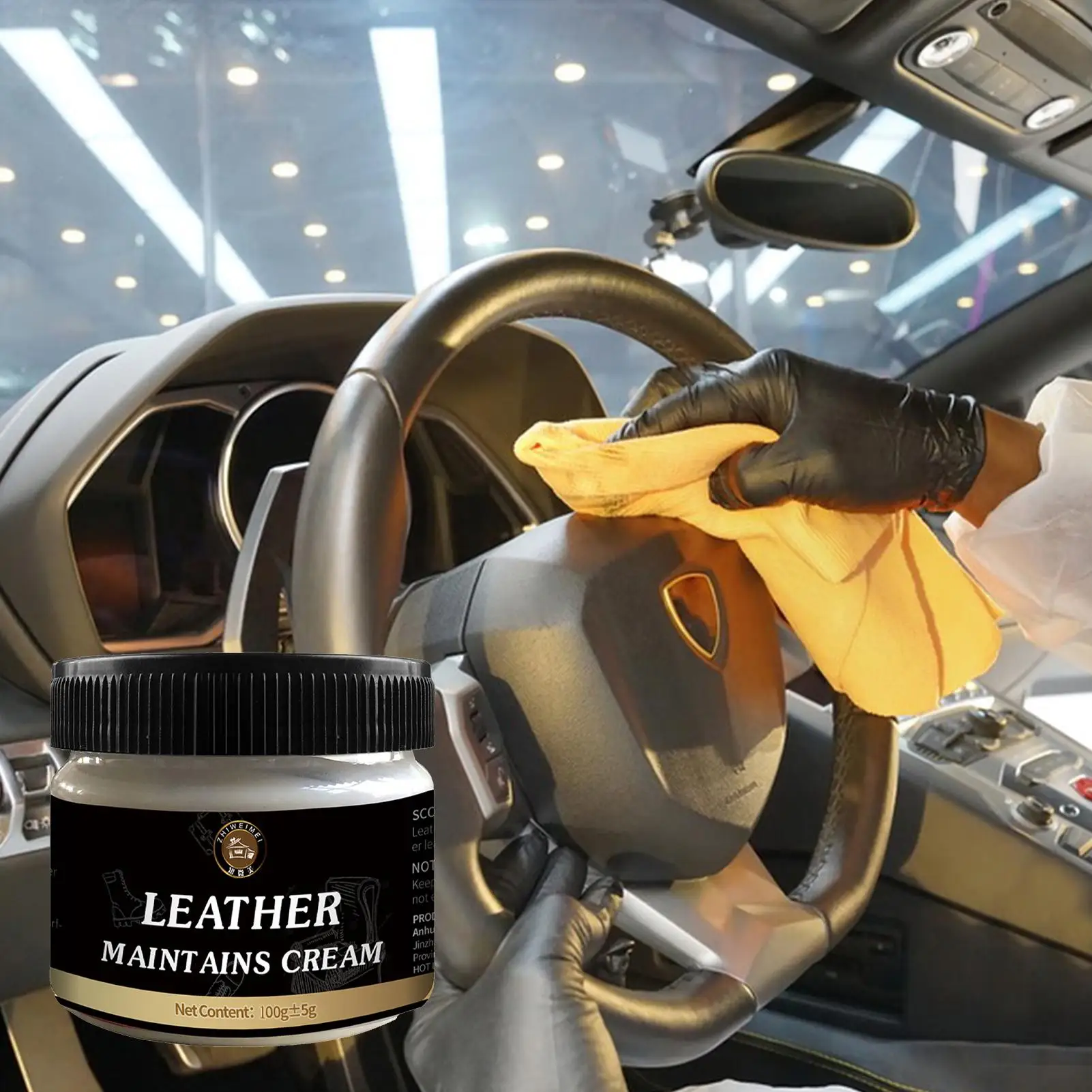 Universal Leather Care Cream Leather Conditioner For Car Seat Polishing Nourishment Care Leather