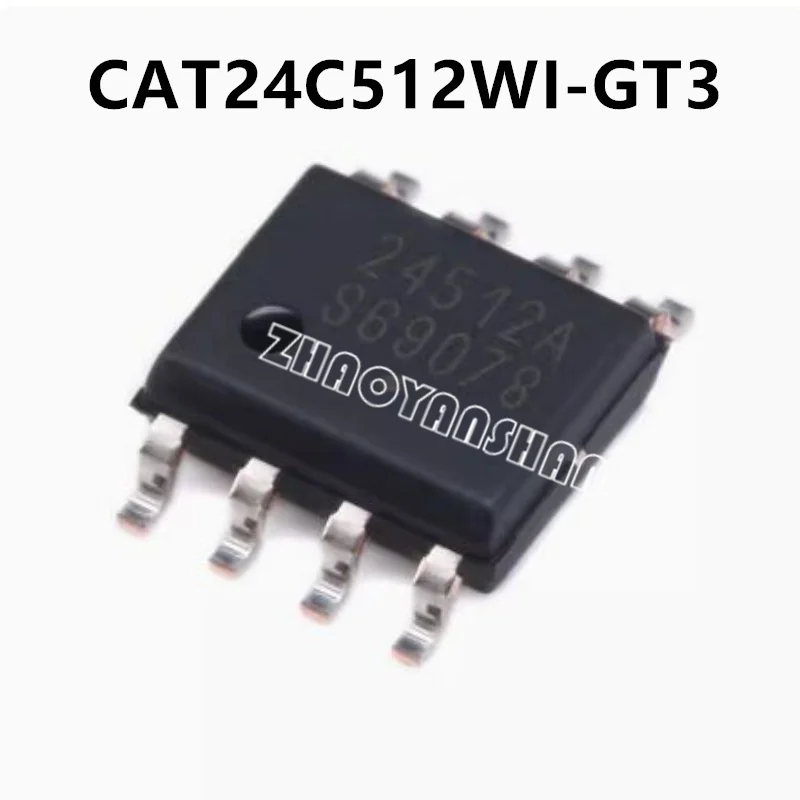 X CAT24C512WI-GT3 CAT24C512WI CAT24C512 SOP-8, 10 개, 신제품