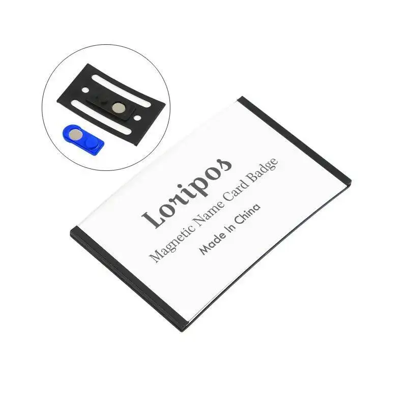 30 Stück/1 Los Reap7004 Abs 90 x 54 mm magnetischer Namensschild-Ausweishalter, Magnet-Abzeichen, Karten-Ausweishalter, Arbeit, Mitarbeiterkarte – Detail 1