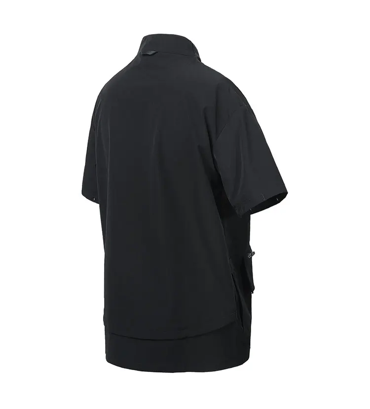 Whyworks 22ss tang style light jacket shirt detachable sleeves dwr coating multiple pockets techwear casual