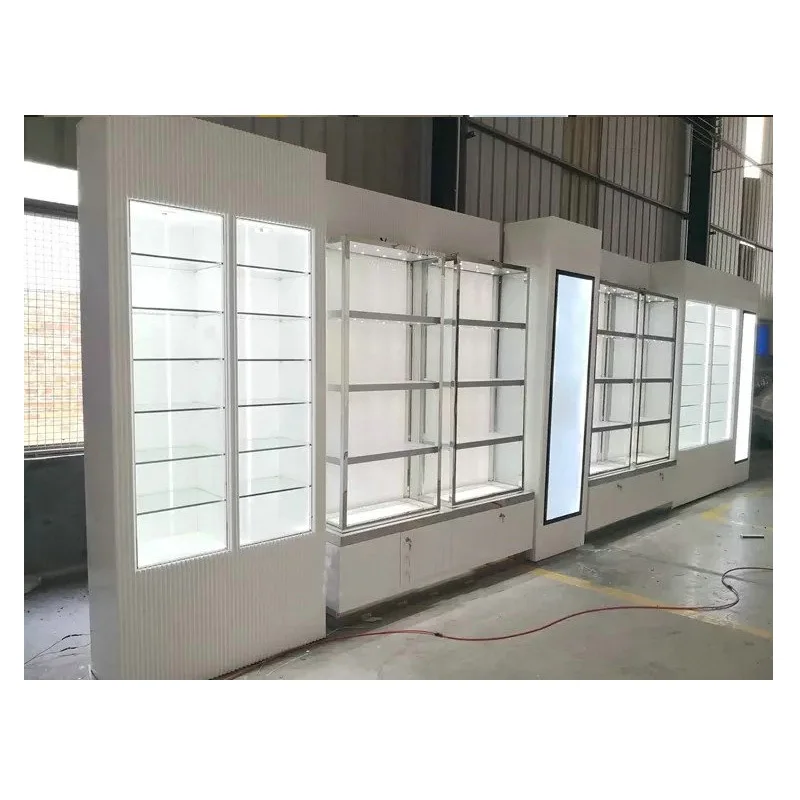 

Custom. Bespoke High end luxury retail shop jewelry display cabinet showcase for jewelry shop interior decoration