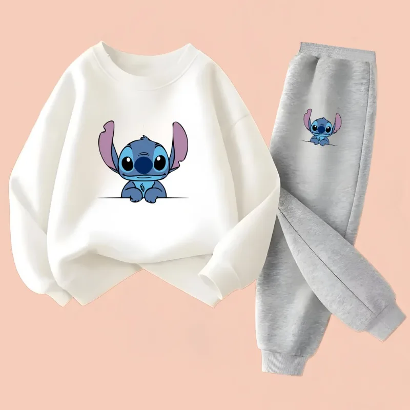 Stitch Print Kids Sweatshirt Set 4