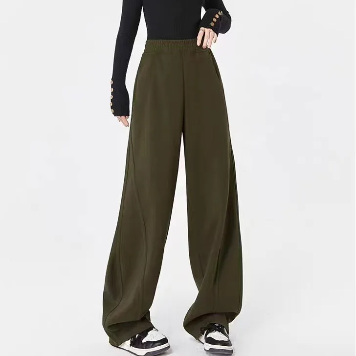 Bf oversize, moda streetwear, cintura alta, calça larga larga Y2K solta