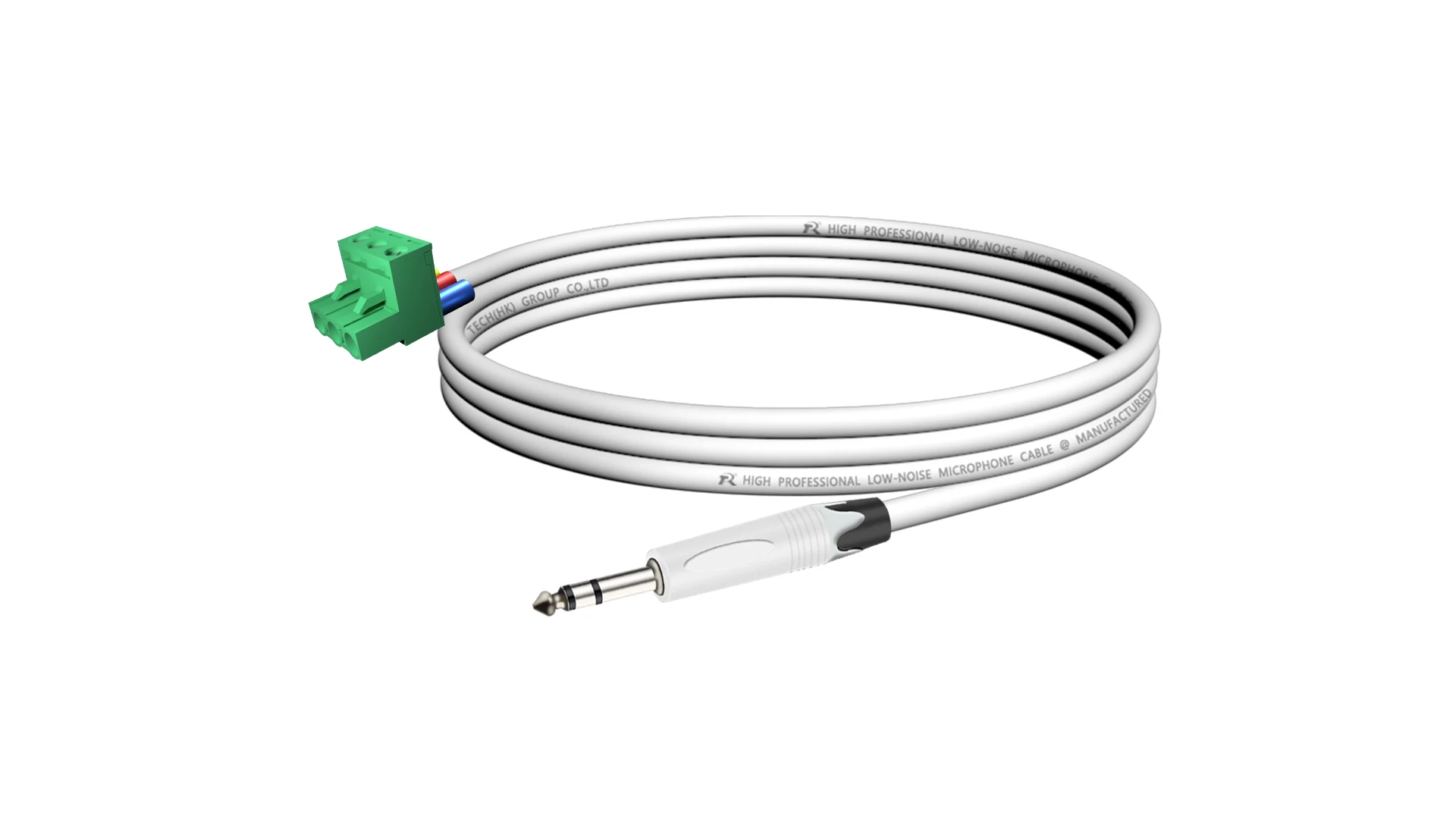 6,35/6,5mm TRS auf 3-Pin Phoenix Audiokabel 1/4" Stereo-Stecker auf 5,08mm 3-Pin PCB Schraubklemmenadapter Anschlusskabel – Detail 20