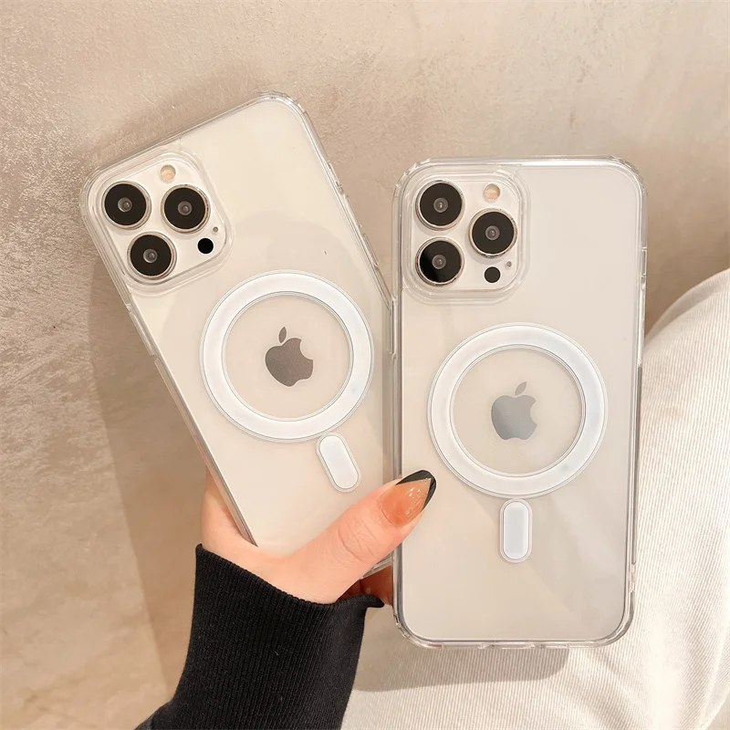 Premium Clear Magnetic Wireless Charging Animation Case