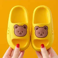 Summer Baby Shoes Sandals for Boy Girls Cartoon Bear Kids Toddler Rubber Slippers for Children Home Garden Beach Shoes 2-12Y 4
