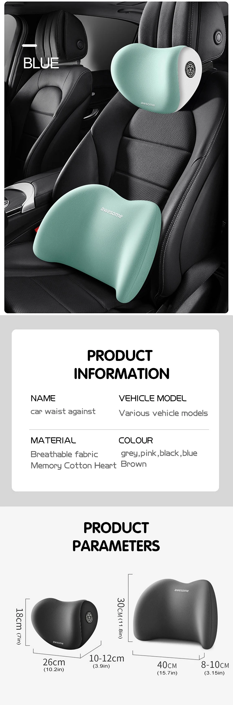 Four Seasons General Motors Seat Cushion High Quality Memory Cotton Headrest Cervical Spine Pillow Waist Cushi Neck Protection 32 Four Seasons General Motors Seat Cushion High Quality Memory Cotton Headrest Cervical Spine Pillow Waist Cushi Neck Protection 16