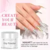 Makartt Nail Repair Kit for Cracked Natural Nail, Clear Dip Powder Nail Kit Starter Set with 2 in 1 Base Top Coat, Activator 5
