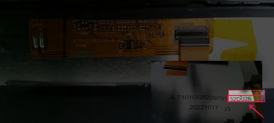 Polegada 31p3iiispspisplay Jltfi101qe3106-a ab ab Spisplay Ananel Jlt101qi25228p3132d02b Jlt101qi25228p31-32d03o or ou Ececlast P30s 10.1 - Imagem 5