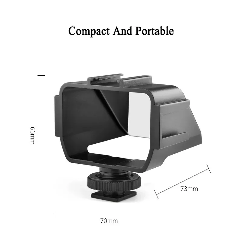 Vlogging Selfie Mirror Viewer for Mirrorless Cameras - Photography Accessory