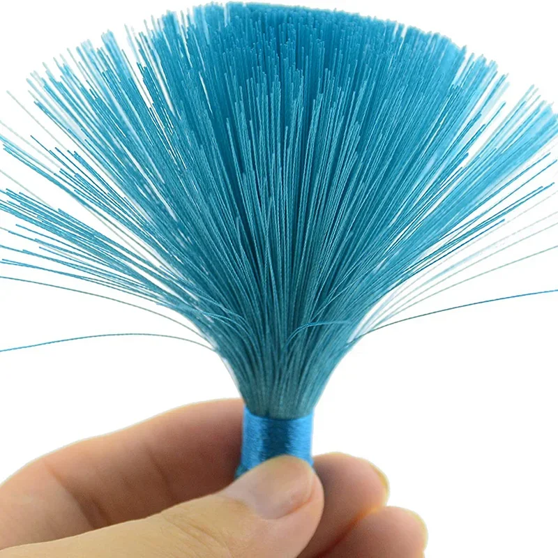 2/5/10Pcs Silky Floss Tassels 16cm Chunky Soft Elegant Handmade with Cord Loop Chinese Knot for Jewelry Making