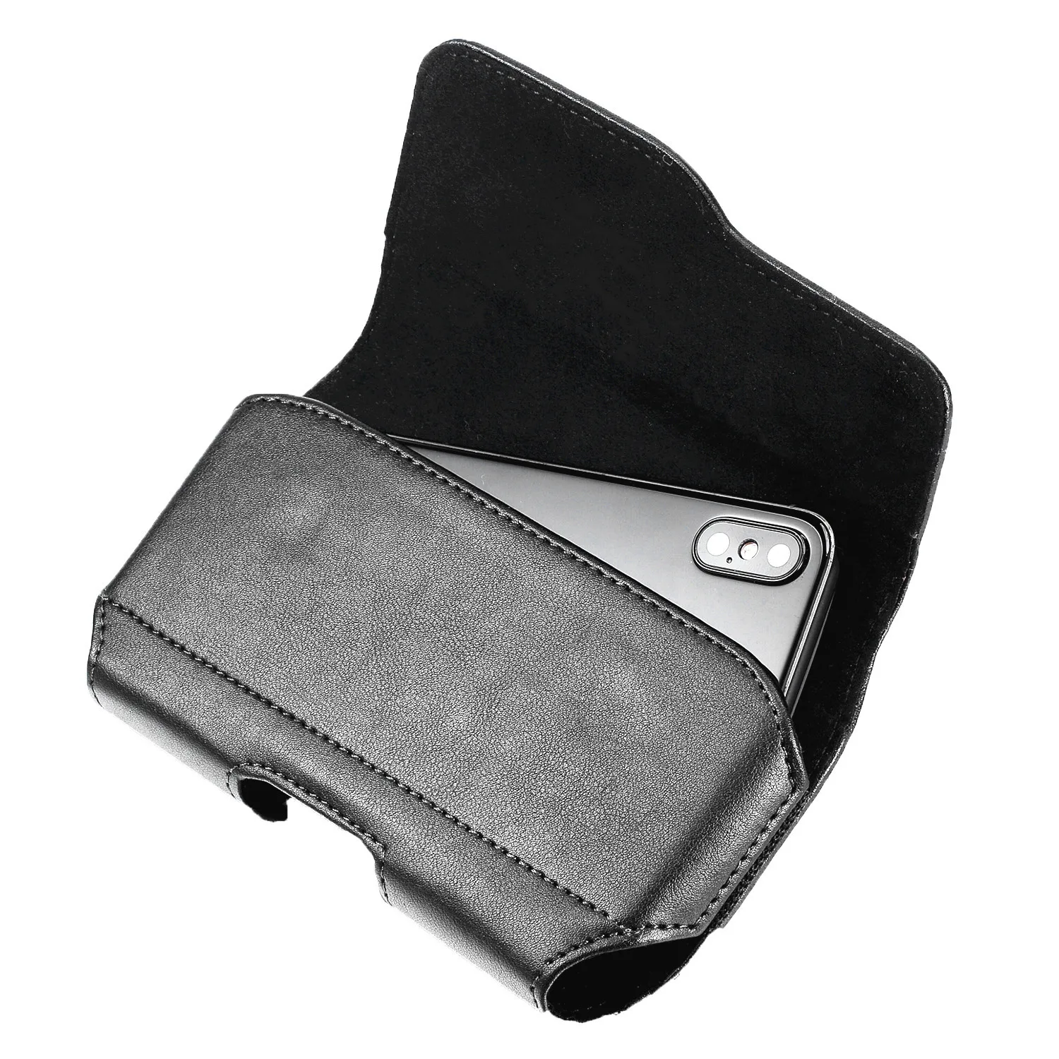 Fashion Leather Belt Clip Waist Bag Phone Bag Phone Holder for 3.5-6.3 Inches Mobile Phones iphone Samsung