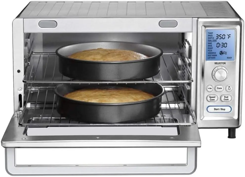 Toaster Oven, Stainless Steel, 16.93"D x 20.87"W x 11.42"H 4
