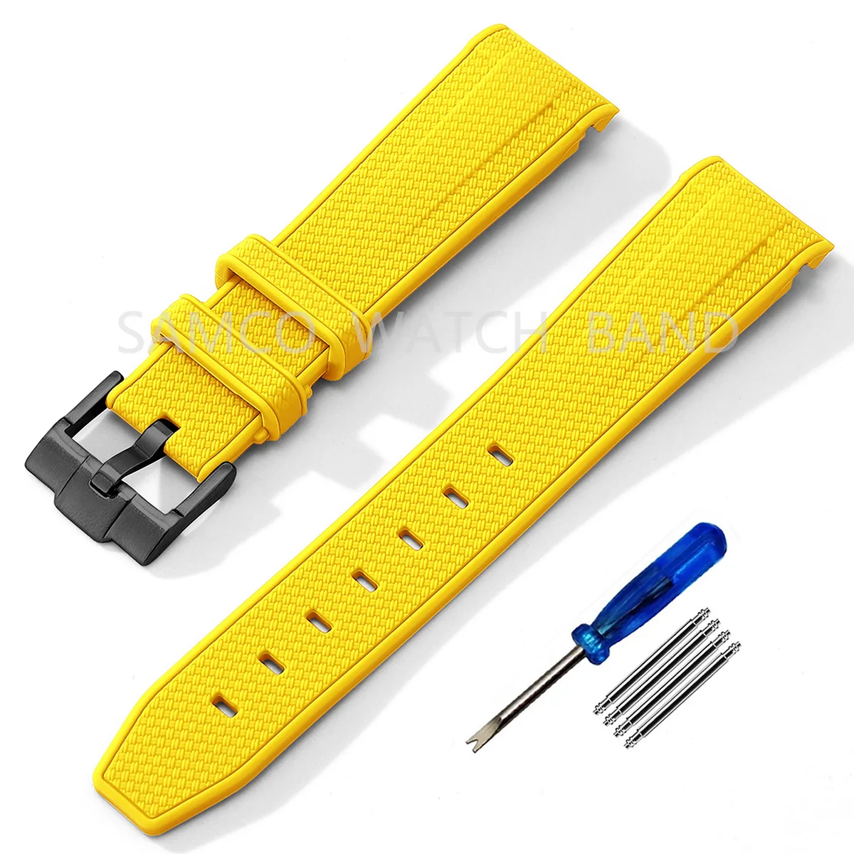 Premium Silicone Watch Strap - 20mm Rubber Replacement Band