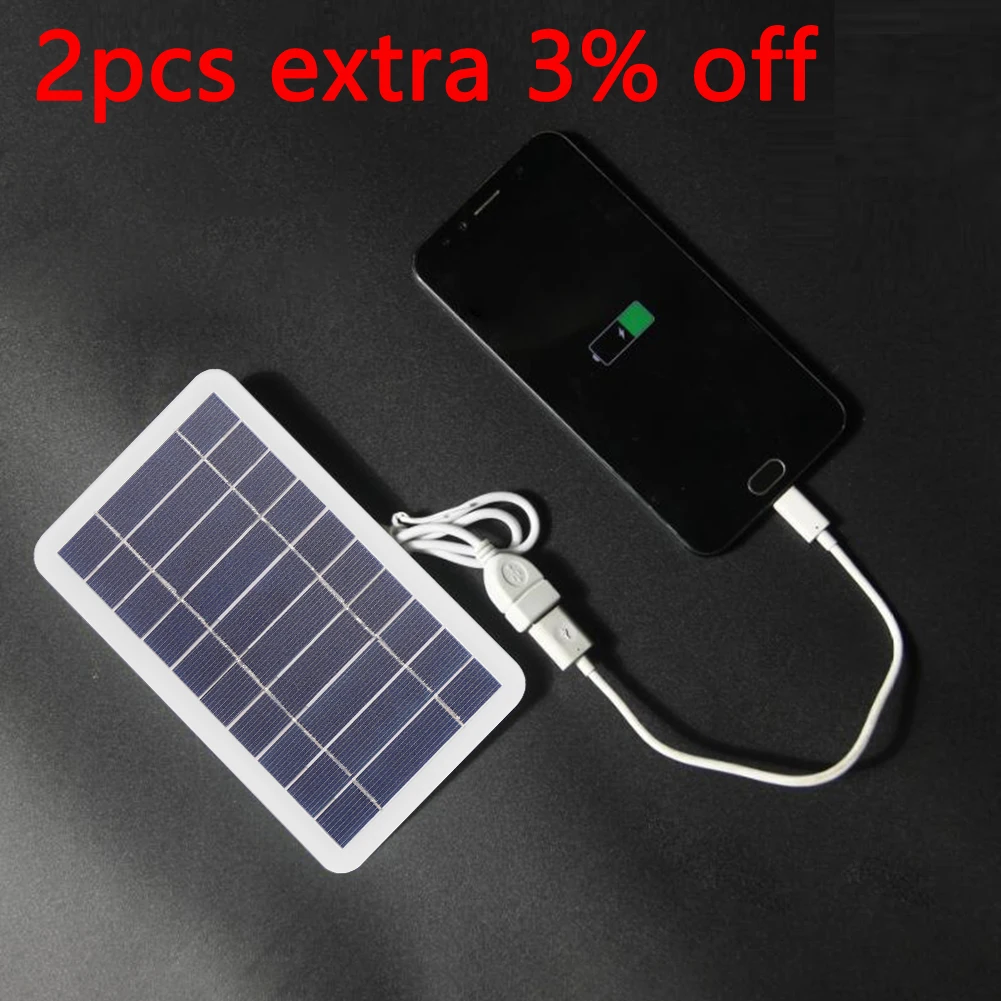 5V 400mA 2W Output USB Solar Panel Outdoor Portable Solar System For Low Power Products Cell Mobile Phone Chargers Electric Fan portable solar panel,solar charger panels,solar panels