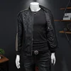 Light Luxury High-Grade Jacquard Jacket Men's Versatile Handsome Stripes Outwear Spring Autumn Male Large Size Slim Fit Outcoat 4