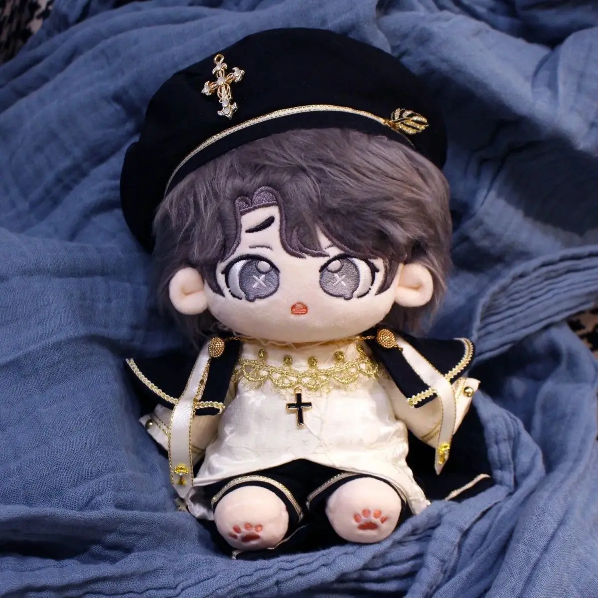 

Game Identity V Embalmer Aesop Carl Cosplay 20CM Cute Anime Lovely Soft Plush Cute Dress Up Clothes Christmas Gift