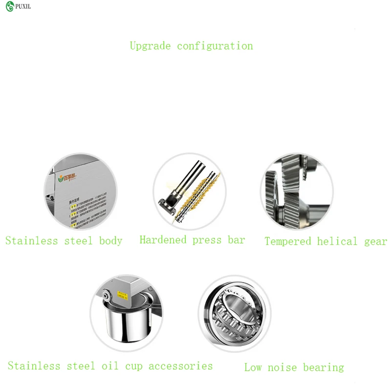 Old Oil Factory Fully Automatic Household Oil Press Small and Medium sized Intelligent Commercial Household Cold and Hot Peanut