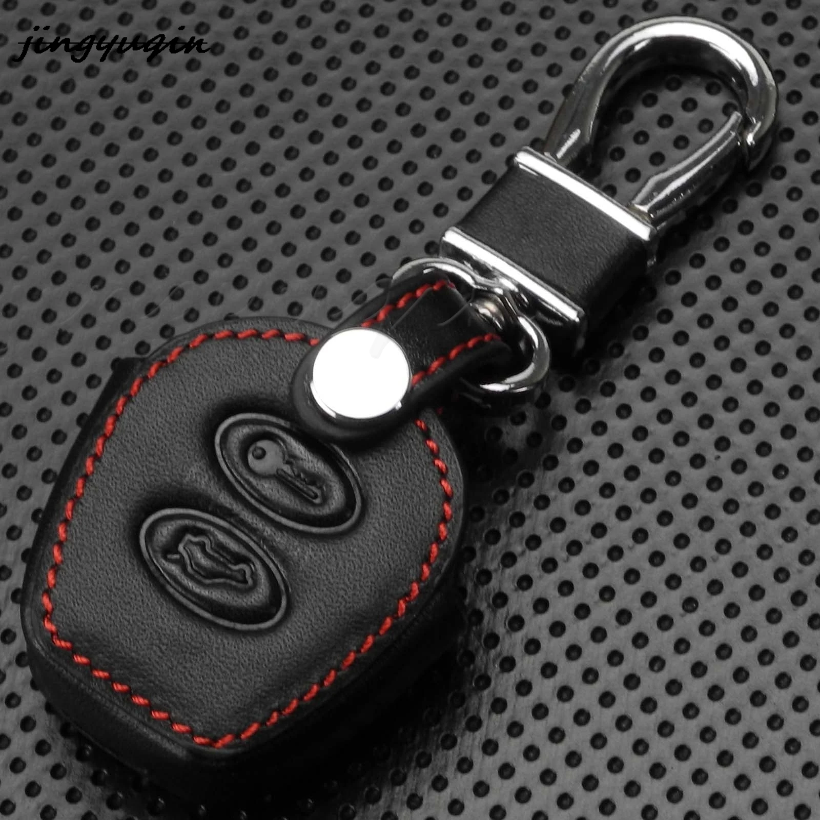

Кожаный чехол jingyuqin для VW Polo Golf Jetta Sharan Seat Toledo Mii Altea Skoda Fabia Octavia, 10 шт.