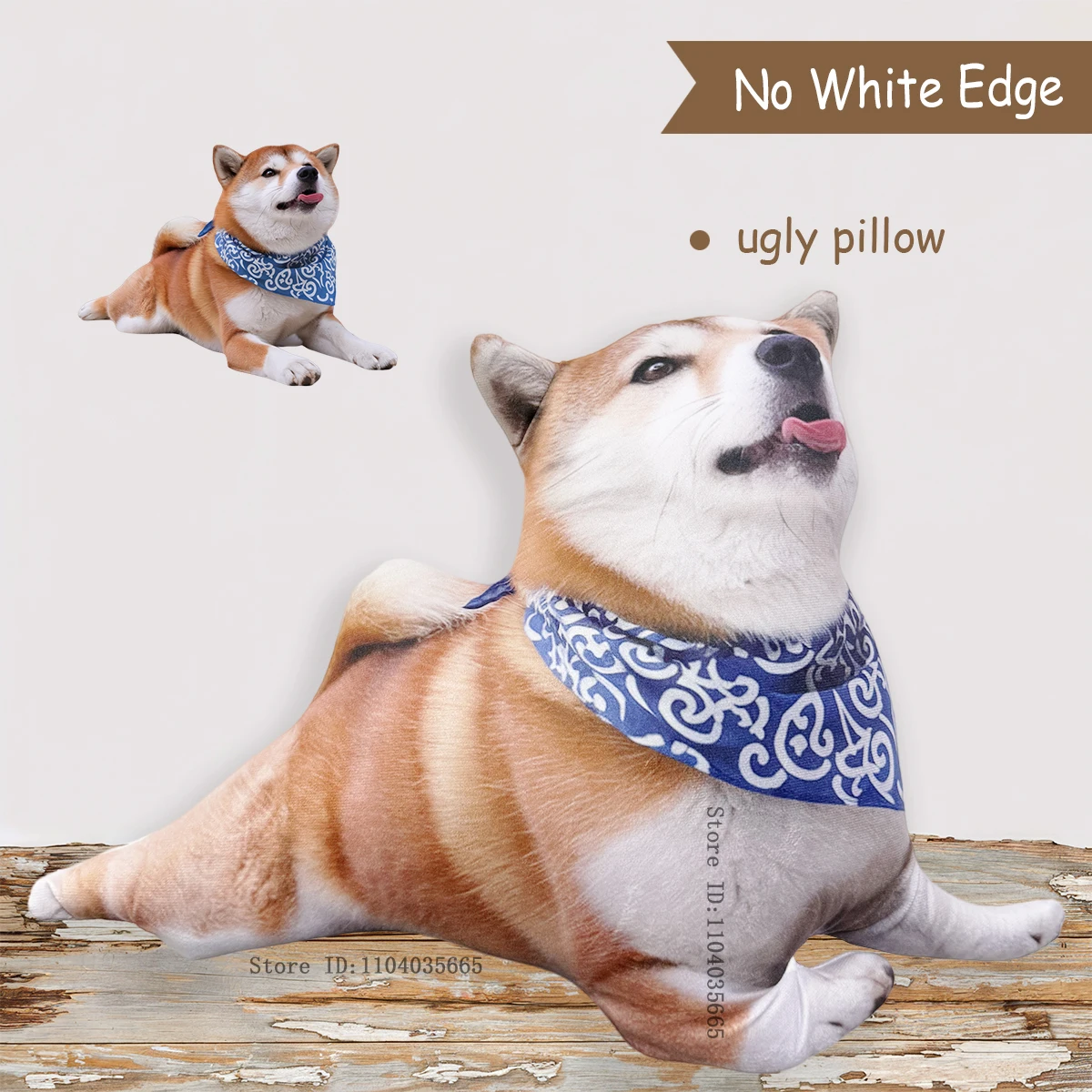 Custom 3D Animal Shape Ugly Pillows,Personalized 3D Human Head Photo Portrait Pillow,Funny Custom Pet Dog Cat Weird Pillow 3