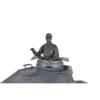 HENG LONG 1/16 Gray 7.0 Customized Panzer IV F2 RTR RC FPV Tank 3859 Metal Wheels W/ Camera Steel Gearbox Bearing Toys TH17418 4